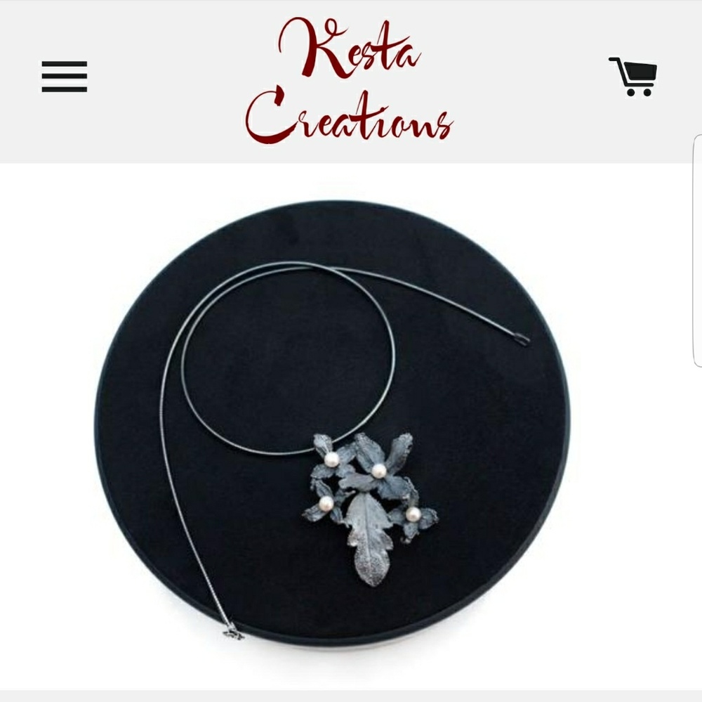 Kesta Creations Designer Pearl Necklace